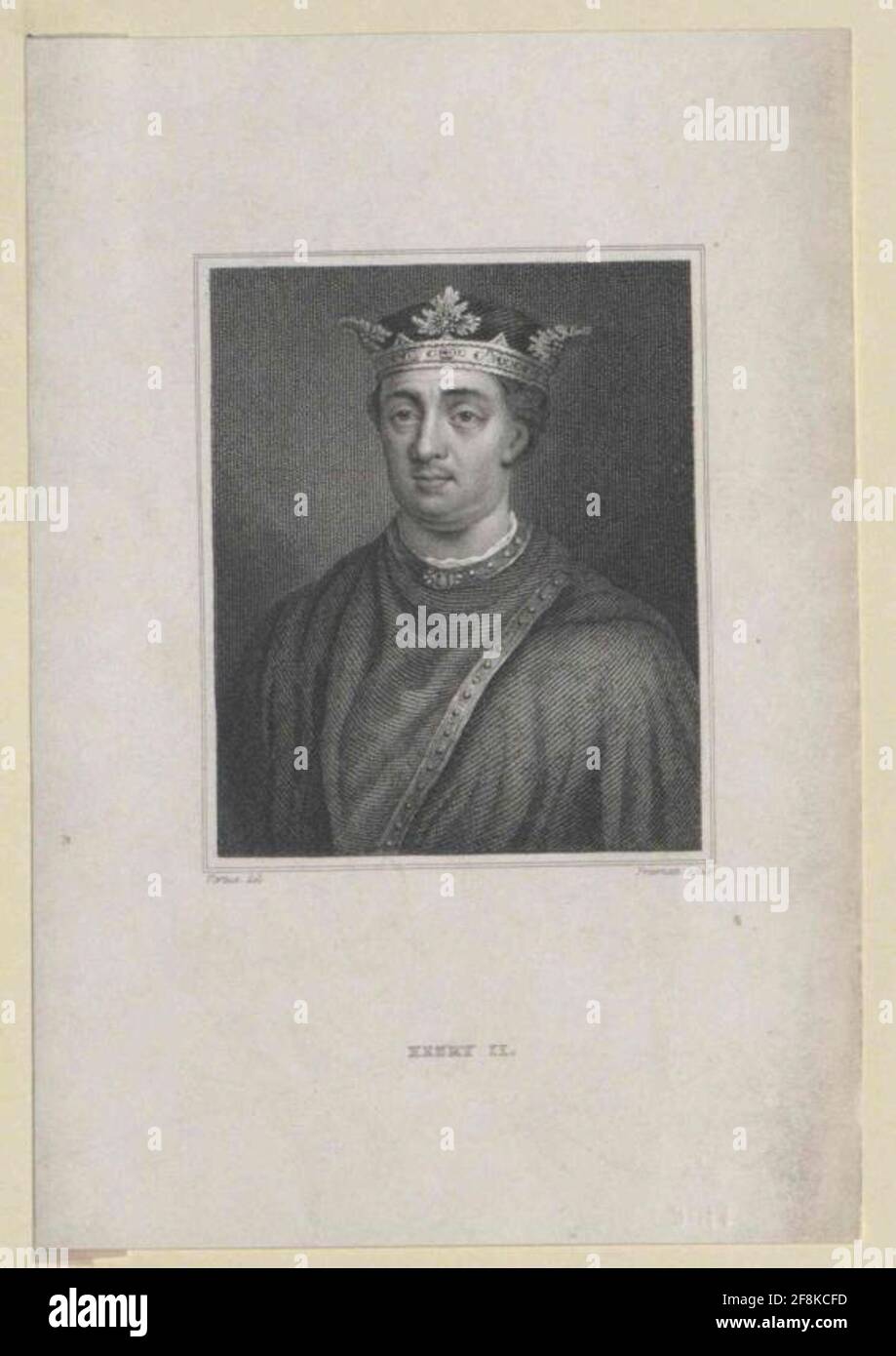 Heinrich II, roi d'Angleterre. Banque D'Images