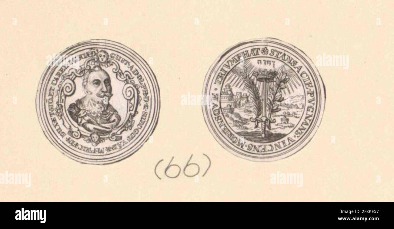 Gustav II Adolf, roi de Suède. Banque D'Images