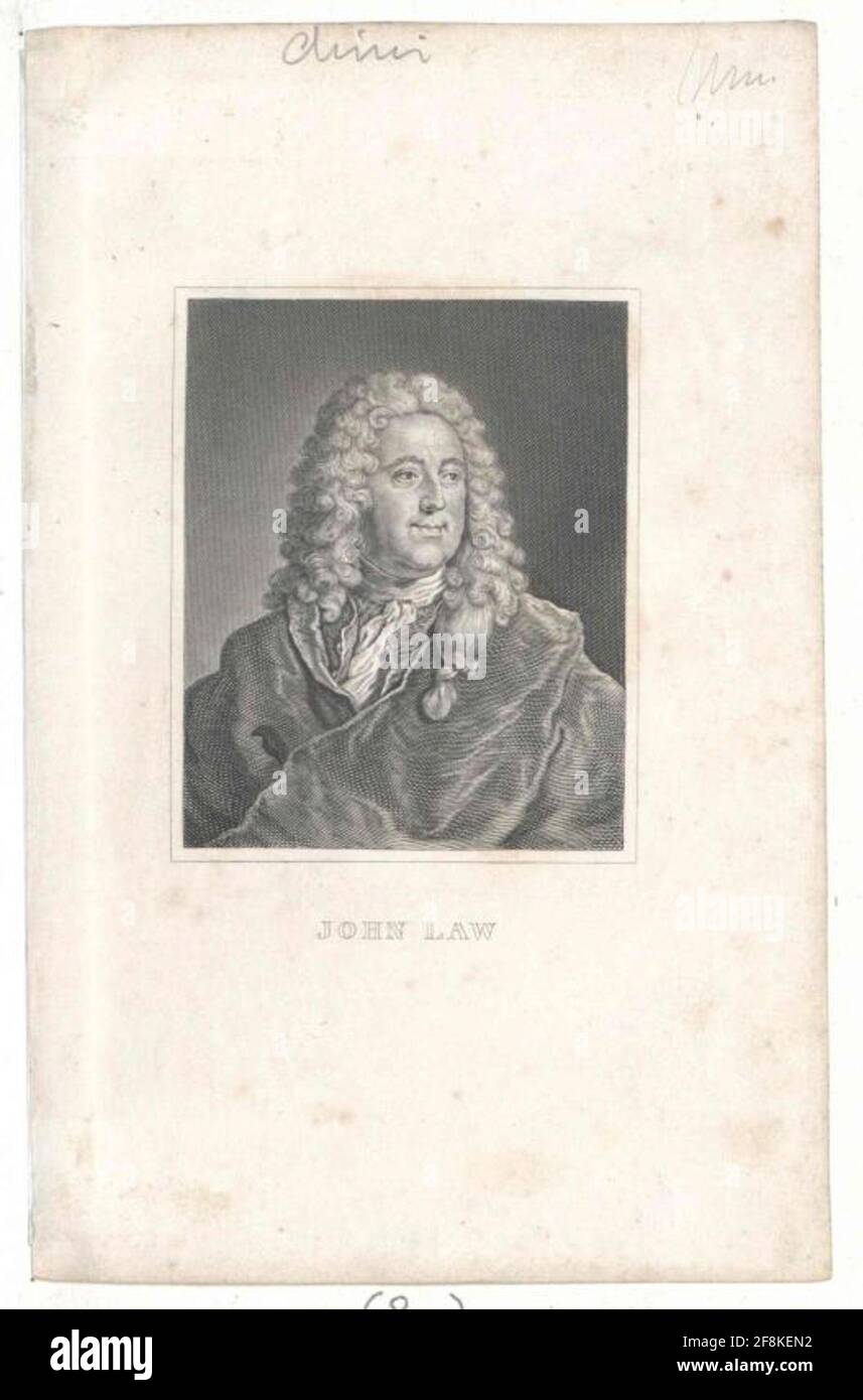 Loi de Lauriston, Jean 1839 / 1860 Banque D'Images