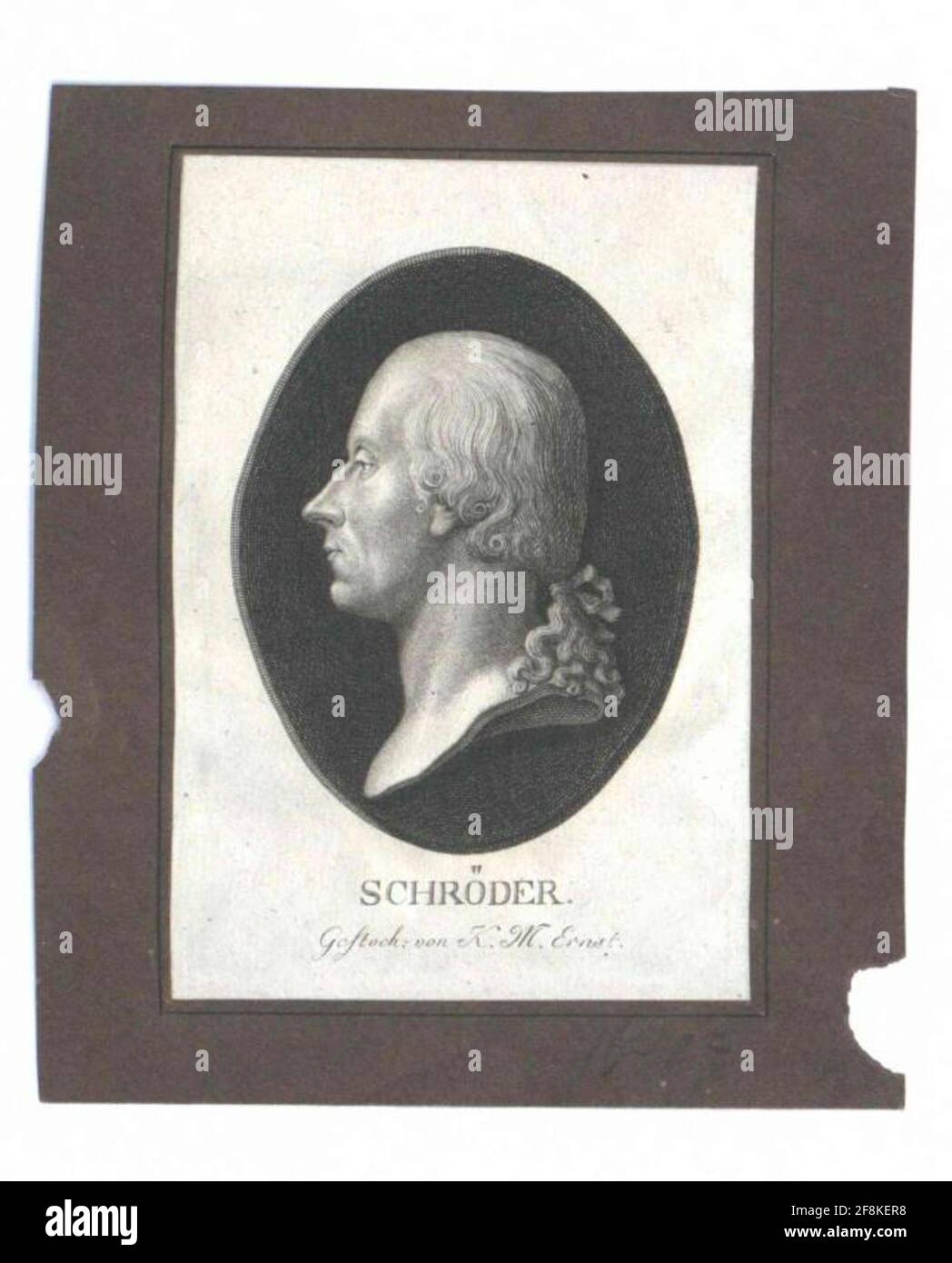 Schröder, Friedrich Ludwig. Banque D'Images