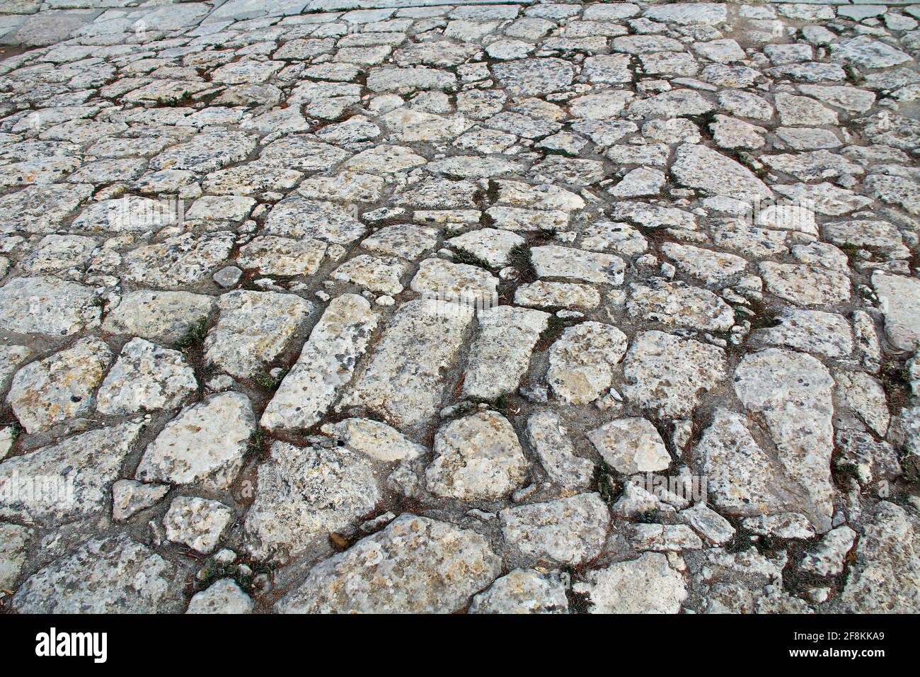 Texture de pierre du palais de Knossos en Crète, Grèce Banque D'Images