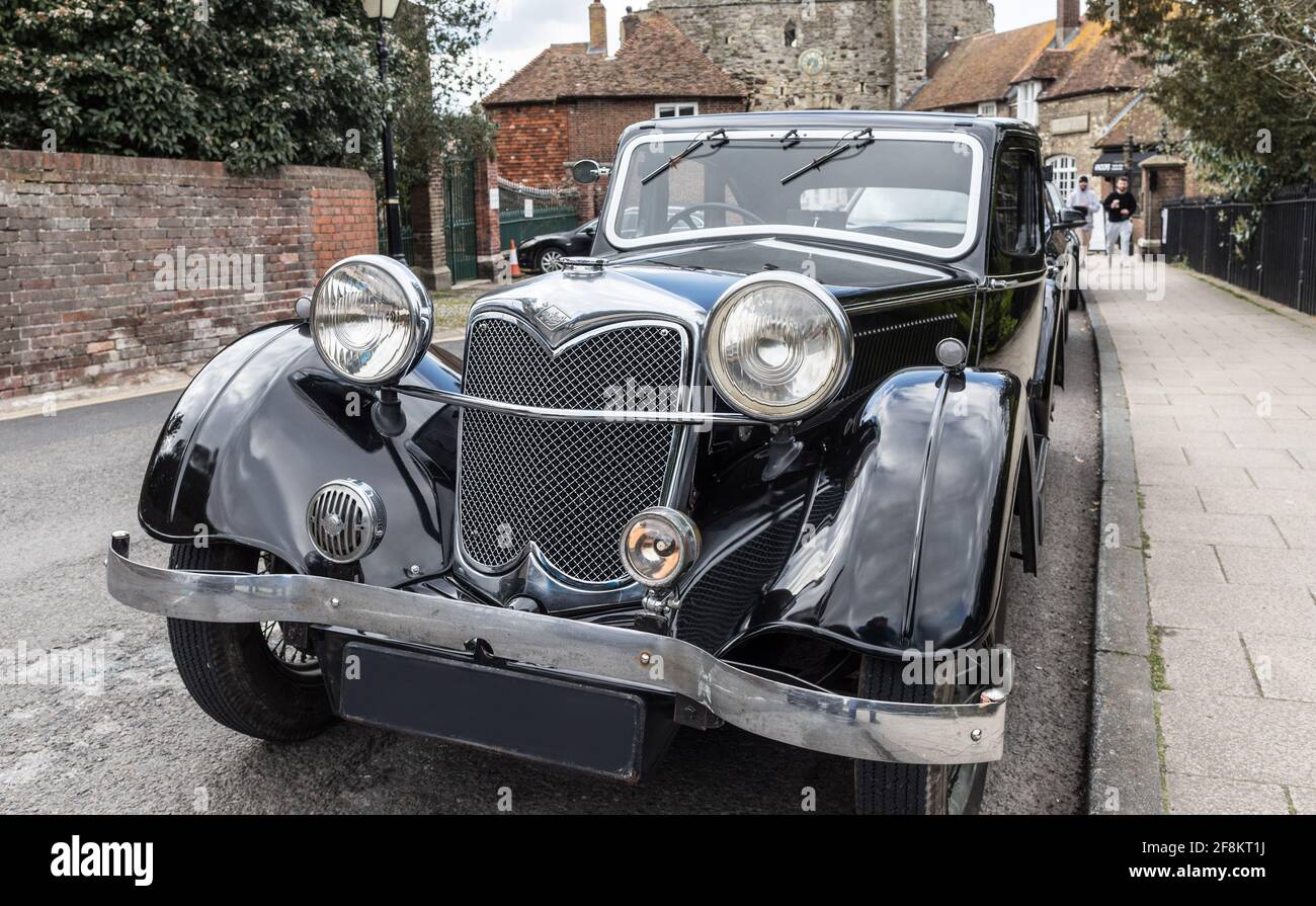 Un coupé Riley 1937 Londres Banque D'Images