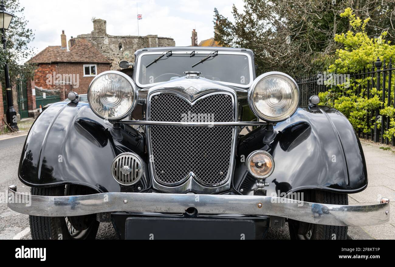 Un coupé Riley 1937 Londres Banque D'Images