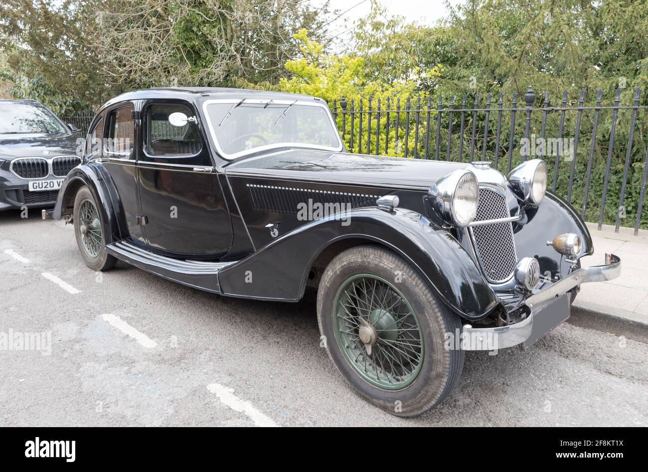 Un coupé Riley 1937 Londres Banque D'Images