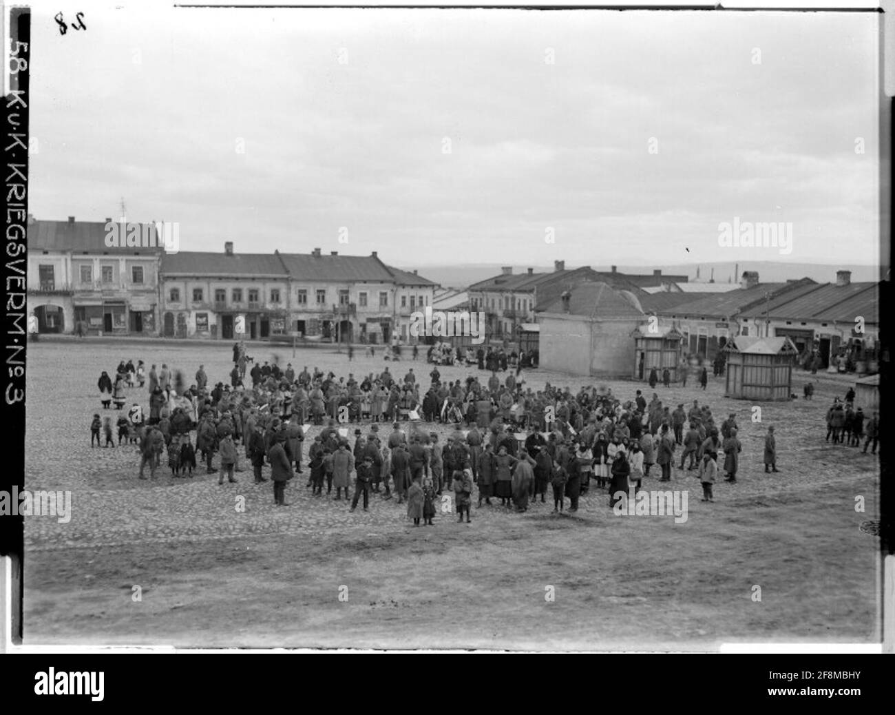 Kalusz concert sur Ringplace; Galice; photographe: Mesure de la guerre 3. Banque D'Images