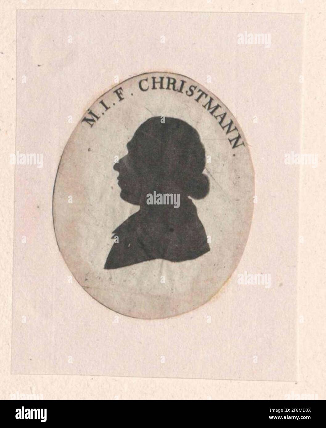 CHRISTMANN, M. J. F. . Banque D'Images