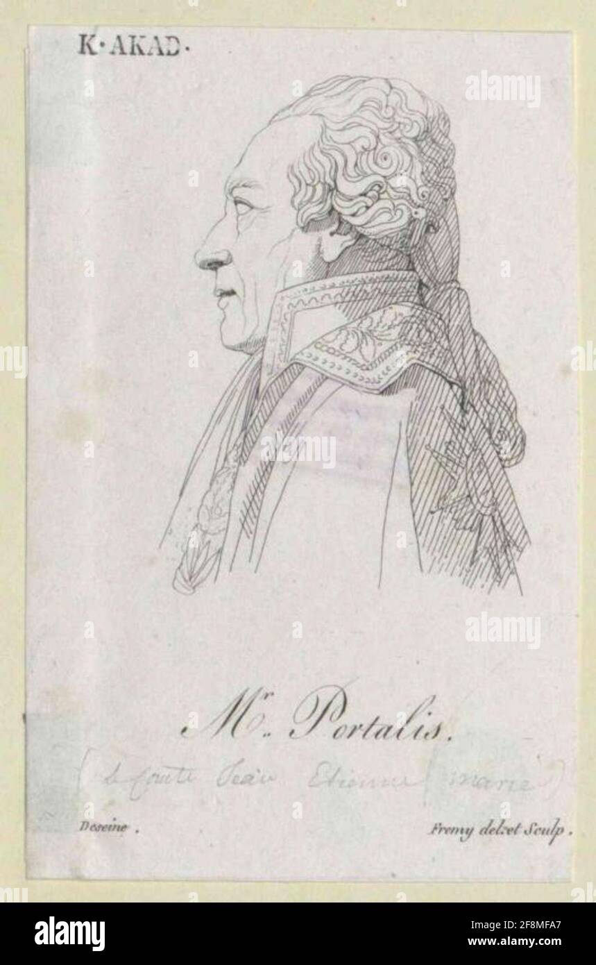 Portalis, Jean Etienne Marie Comte. Banque D'Images
