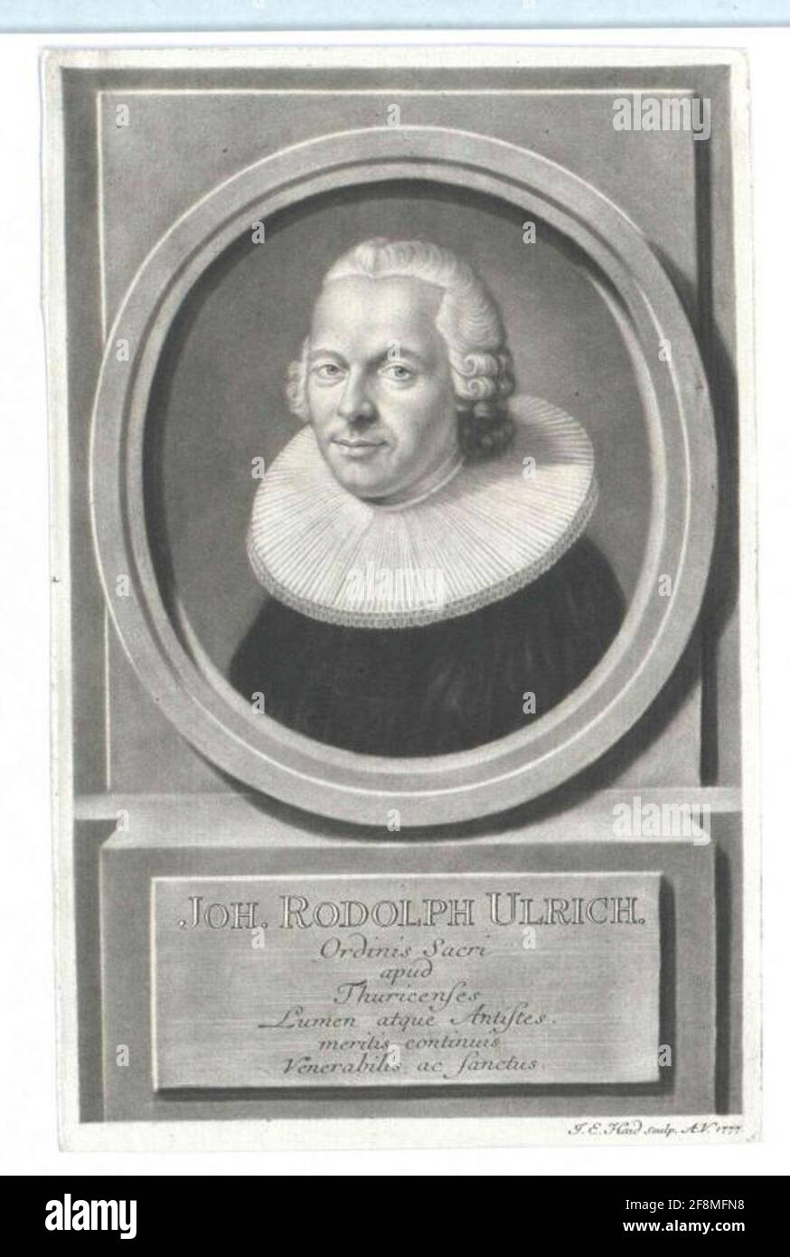 Ulrich, Johann Rudolf. Banque D'Images