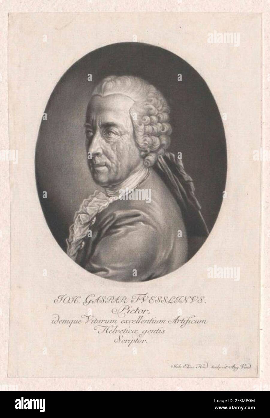 Füssli, Johann Kaspar Stecher: Haid, Johann Elias Banque D'Images