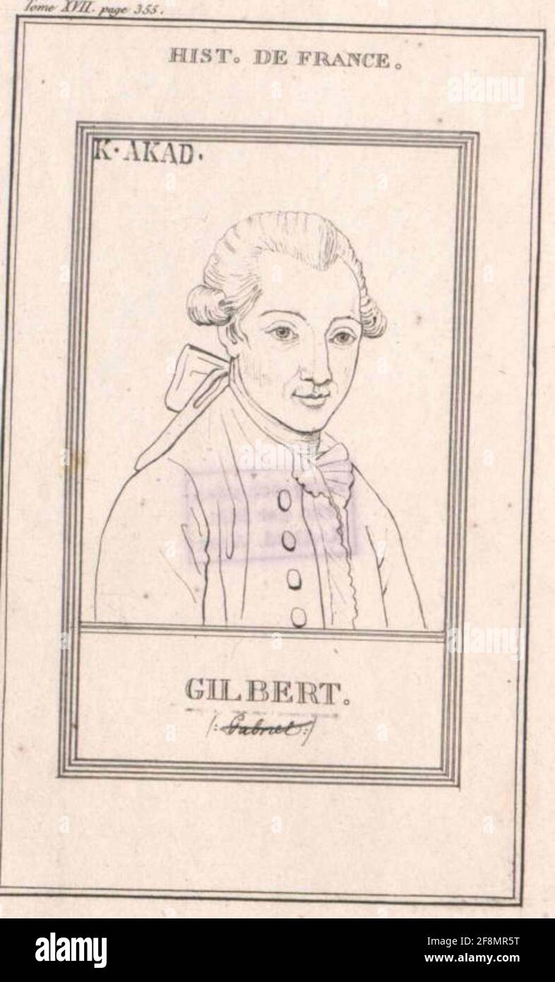 Gilbert, Nicolas Joseph Laurent. Banque D'Images