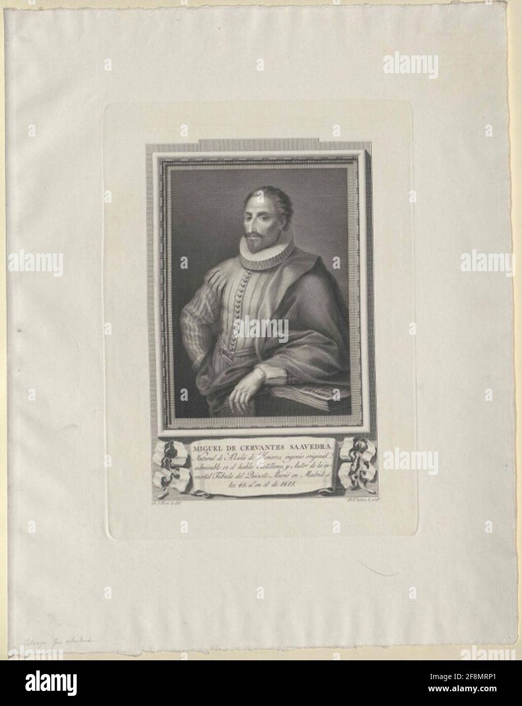 Cervantes Saavedra, Miguel de Stecher: Selma, Fernandodatierung: 1767/1810 Banque D'Images