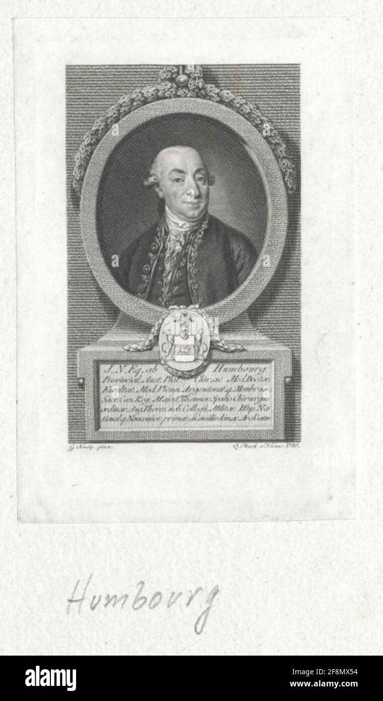 Humburg, Johann Nepomuk noble de. Banque D'Images