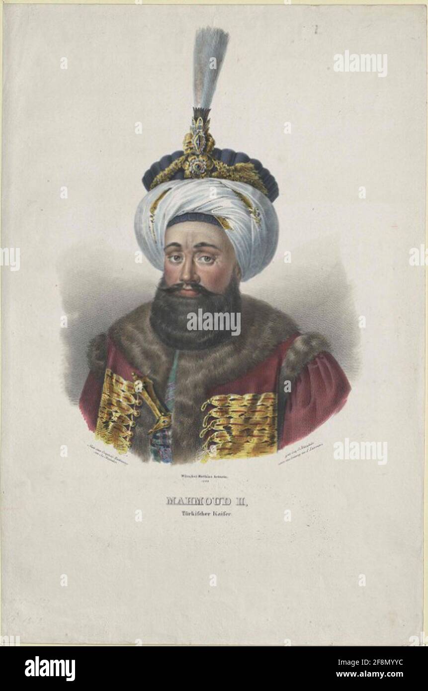 Sultan mahmud ii of the ottoman empire Banque de photographies et d ...