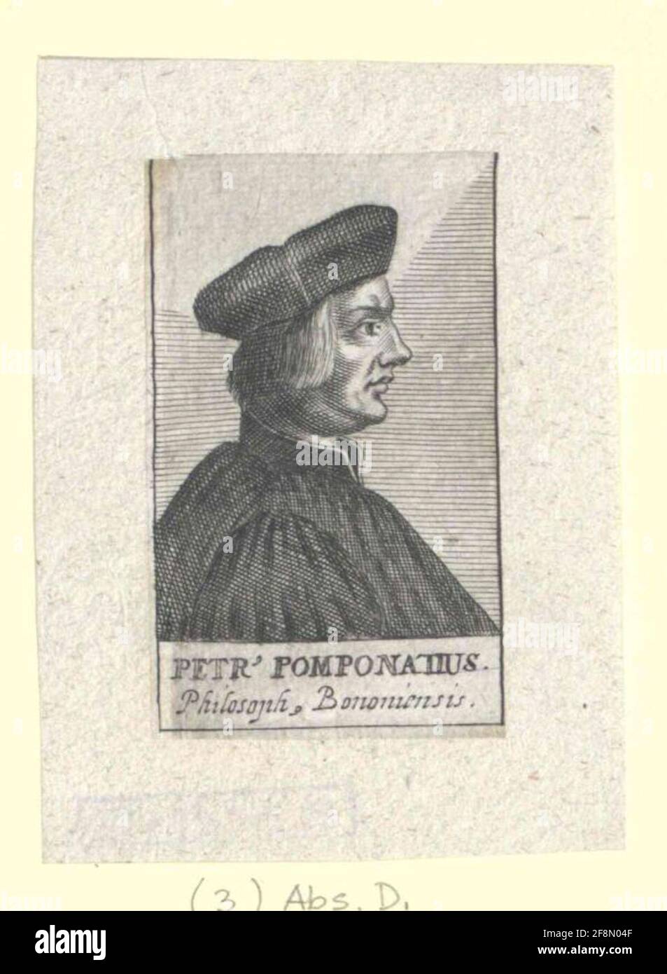 Pomponazzi, Pietro Stecher: Azelt, Johann Banque D'Images