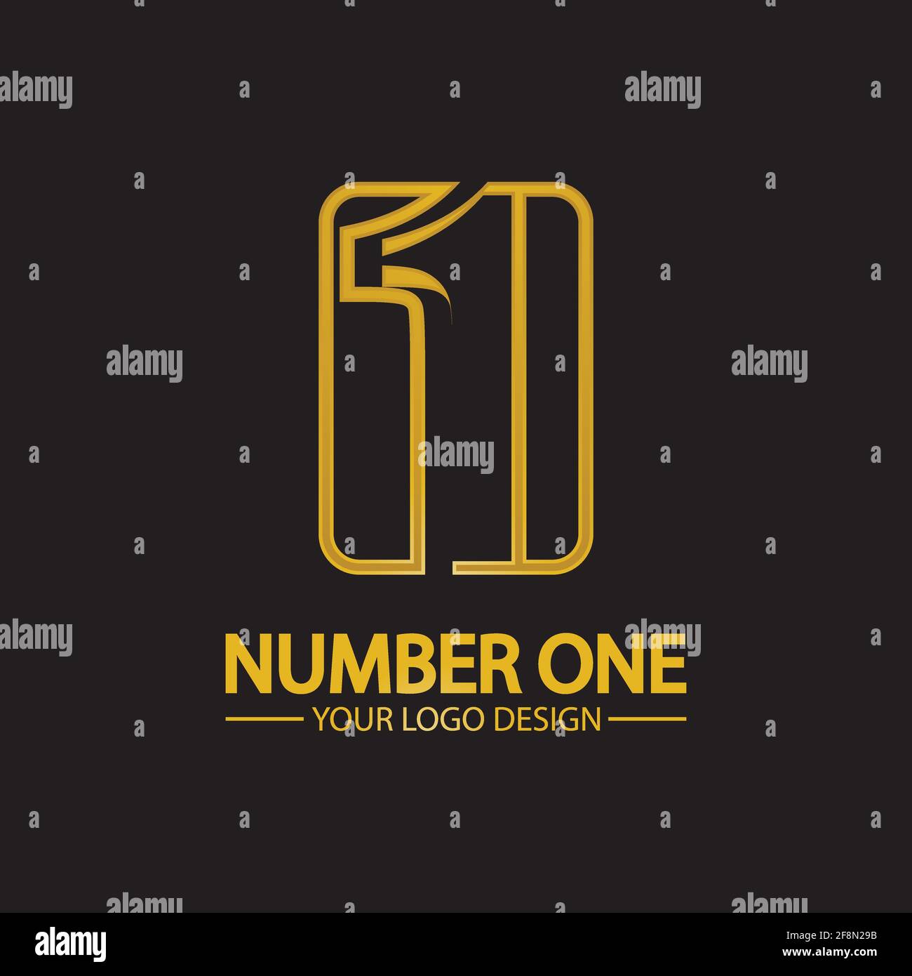 Number One Logo Banque D Image Et Photos Alamy