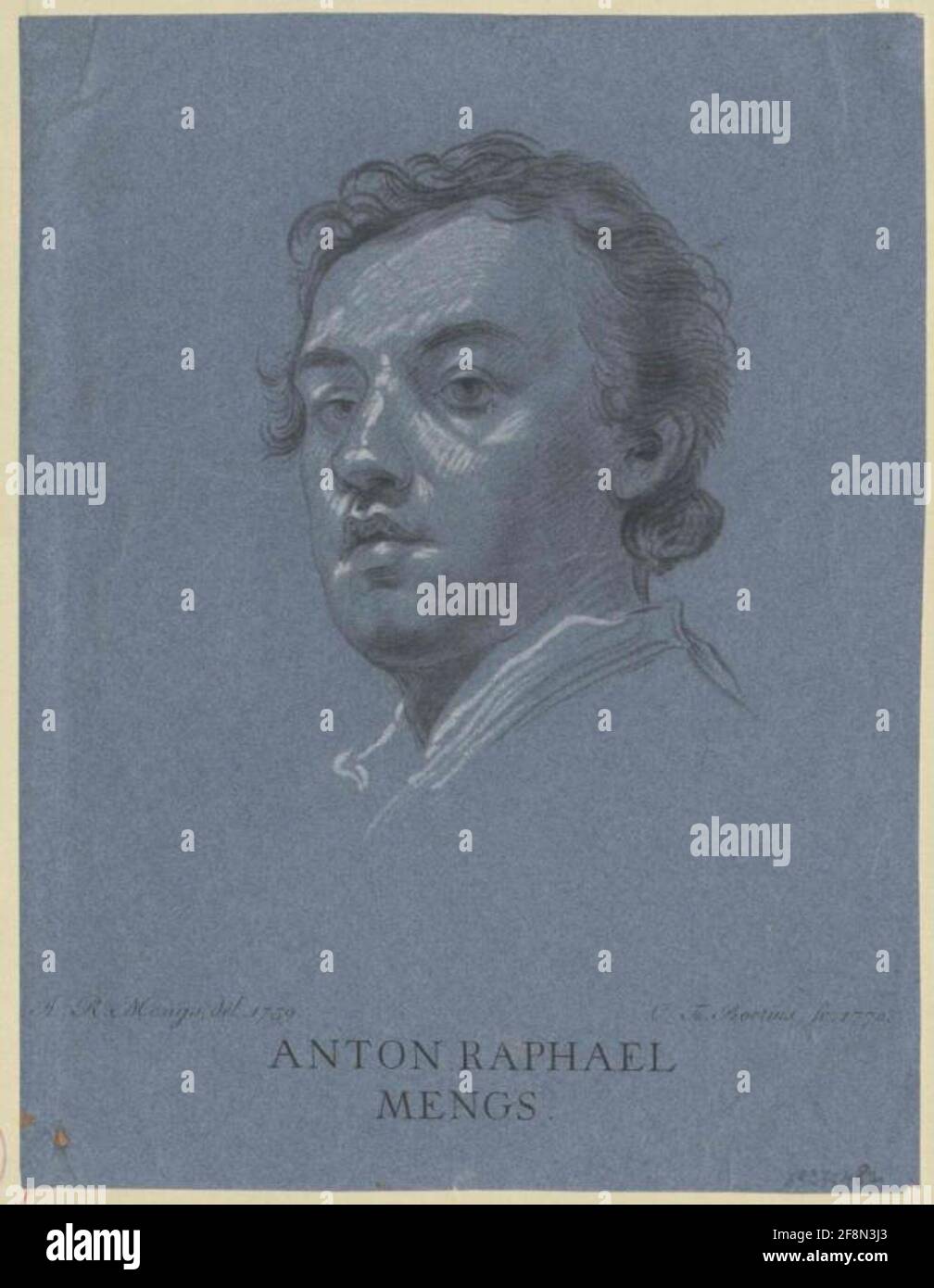 Mean, Anton Raphael Radiers: Bounteuus, Christian Friedrich Rows: Mean, Anton Raphael Banque D'Images