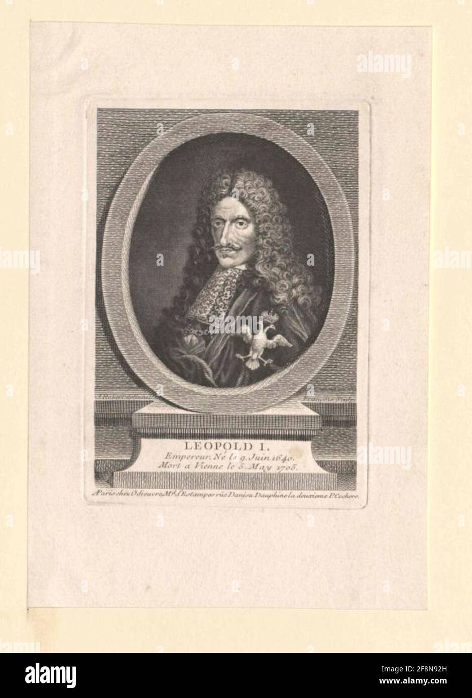 Leopold I., Kaiser romano-allemand. Banque D'Images