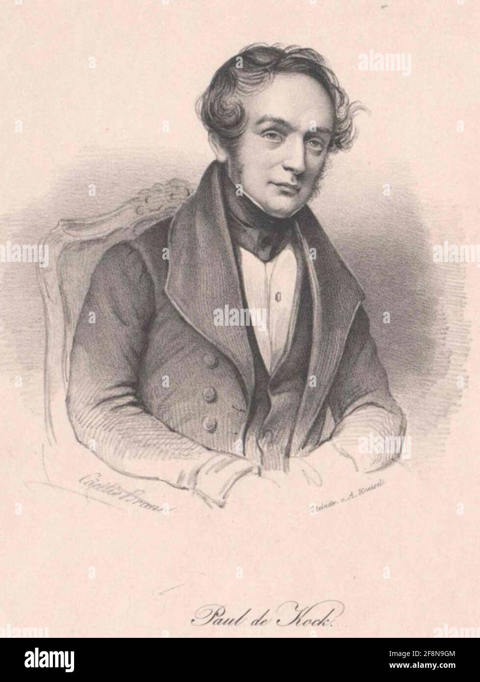 Kock, Charles Paul de. Banque D'Images