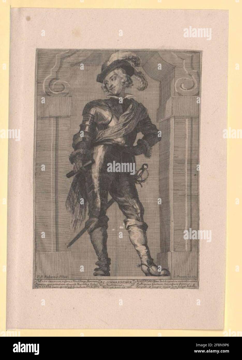 Ferdinand, bébé d'Espagne artiste-peintre: Rubens, Peter Paulschecher: Prenner, Anton Joseph of Banque D'Images