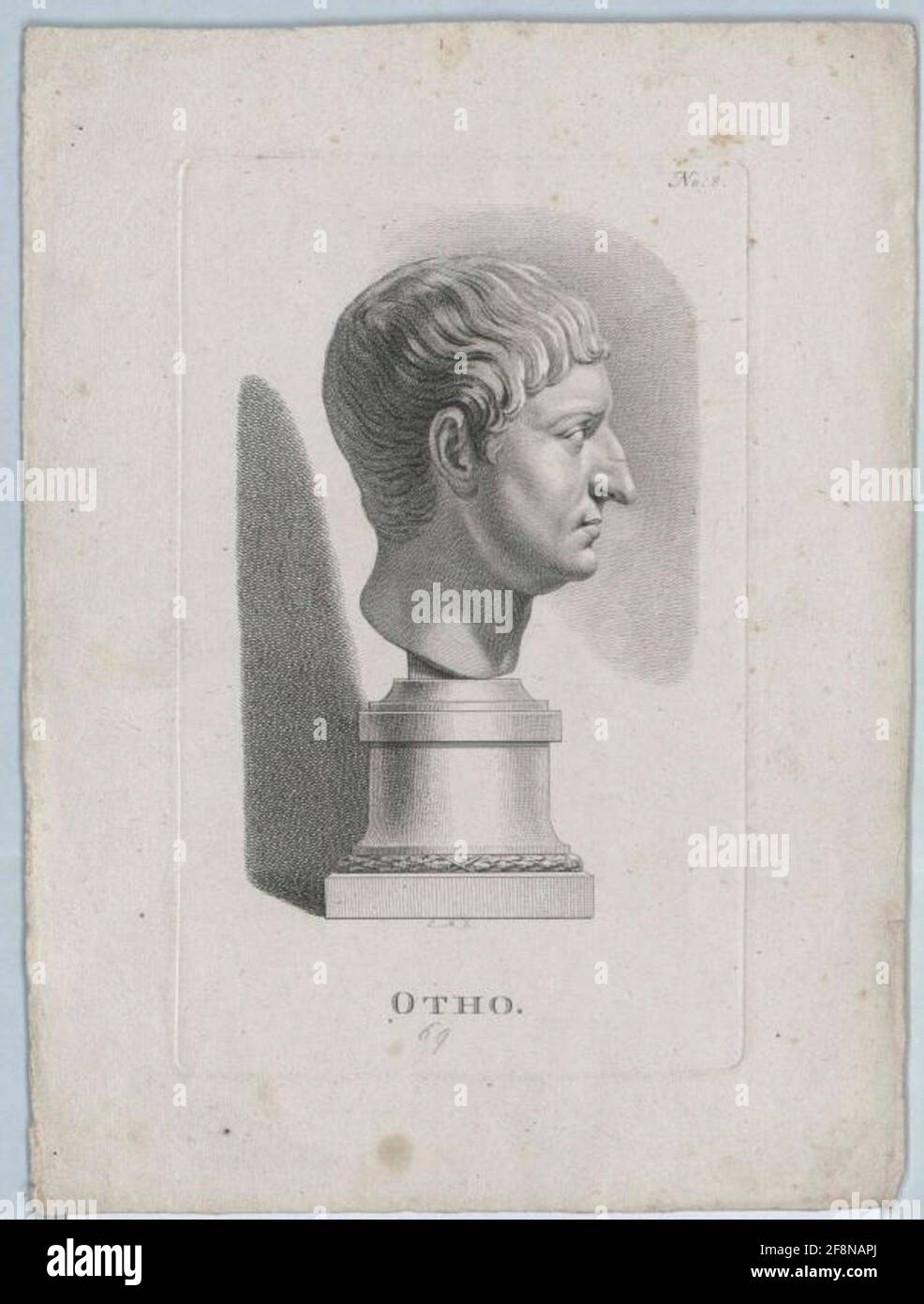 Otho, empereur romain. Banque D'Images