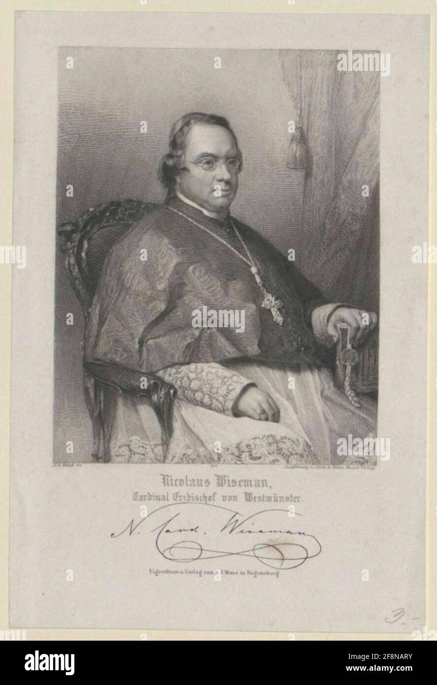 Wiseman, Nicholas Patrick Stephen . Banque D'Images