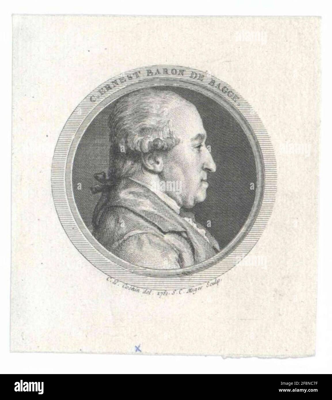 Bagge, Karl Ernst Baron de. Banque D'Images