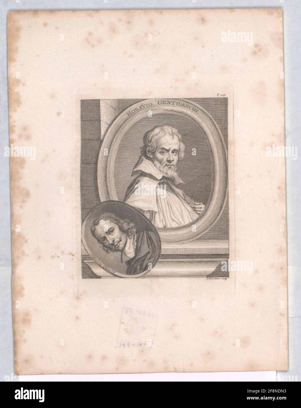 Gentileschi, Orazio. Banque D'Images