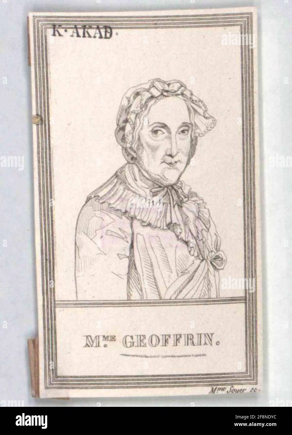 Geoffrin, Marie Thérèse . Banque D'Images
