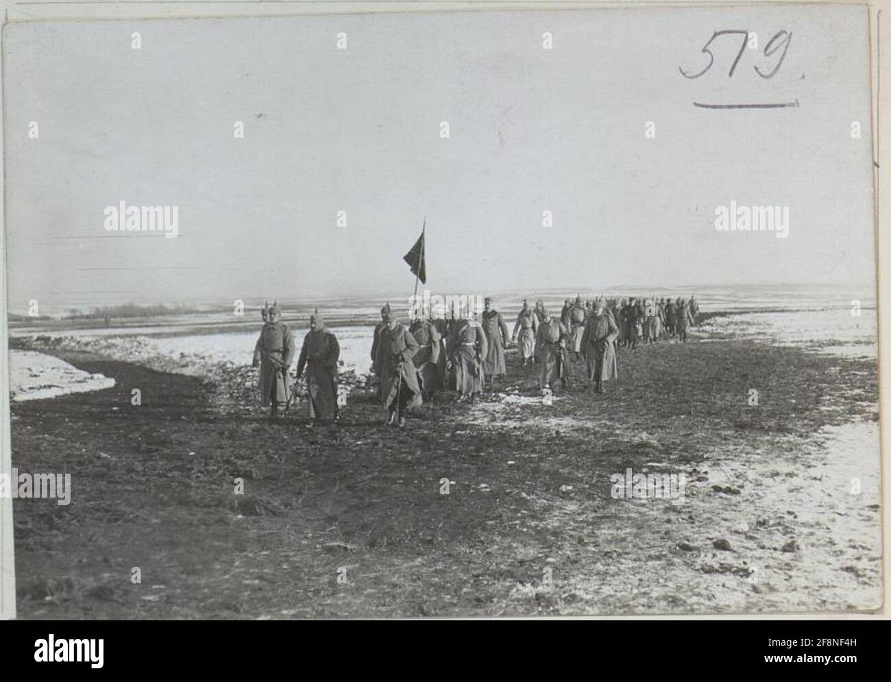 Wilhelm II avec entourage au champ de parade Tofipol (Tofilpolka). Banque D'Images