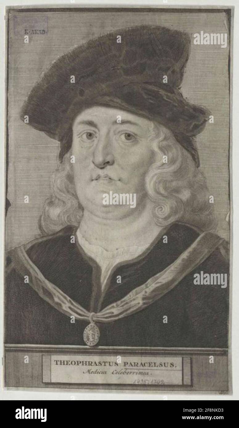 Paracelse . Banque D'Images