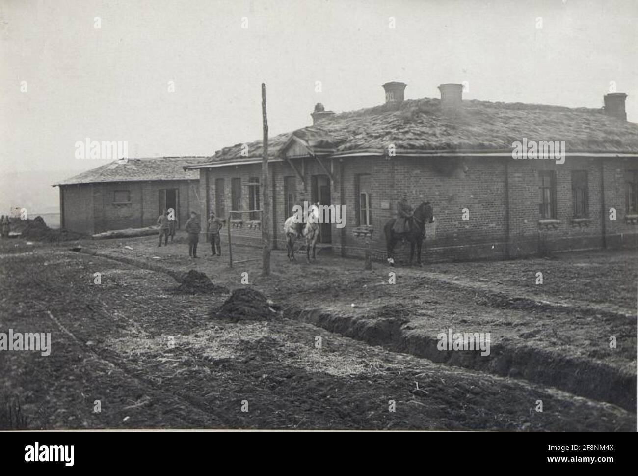 Ancien poste de cordon russe à Pulhany. Banque D'Images