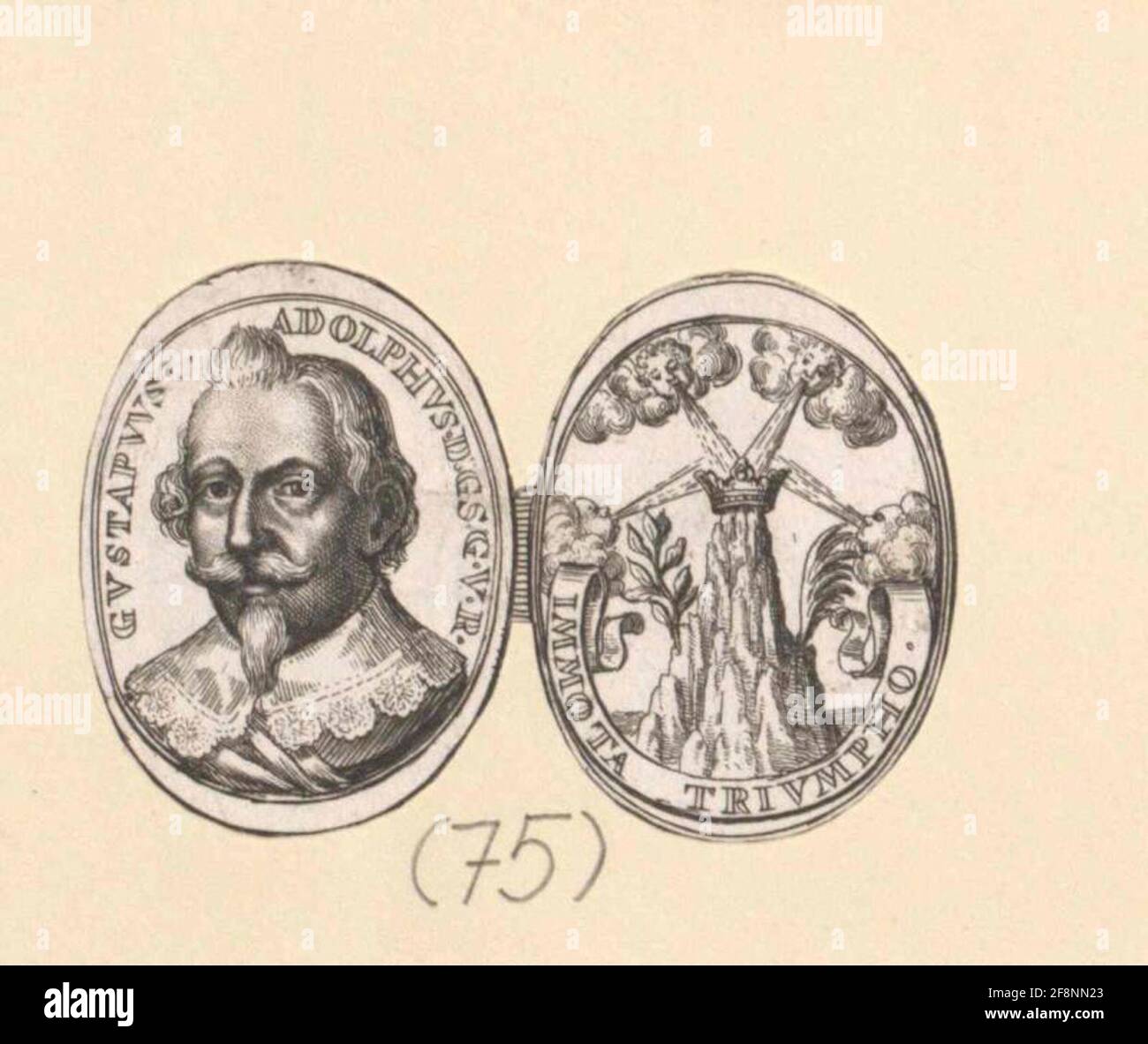 Gustav II Adolf, roi de Suède. Banque D'Images