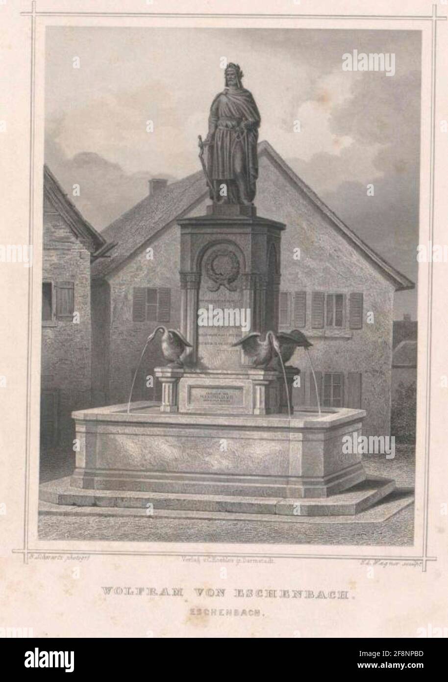 Wolfram d'Eschenbach. Banque D'Images