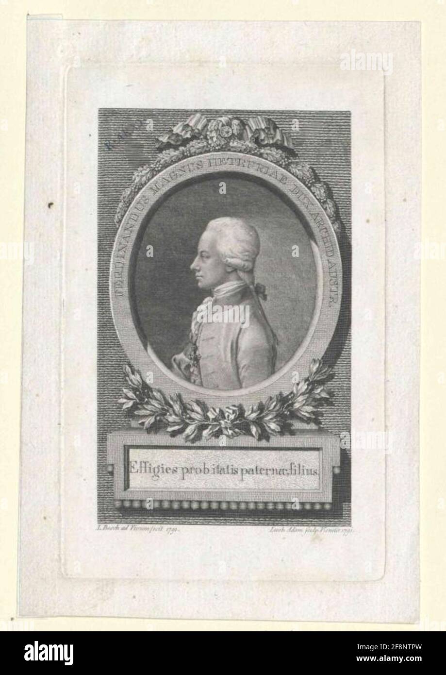 Ferdinand III., Archiduc d'Autriche Grand-duc de Toscane. Banque D'Images