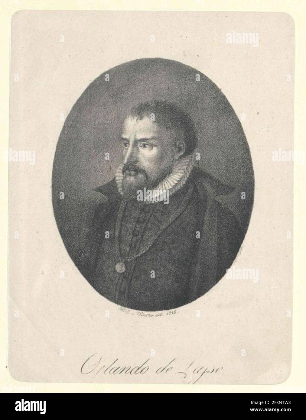 Lasso, Orlando de. Banque D'Images