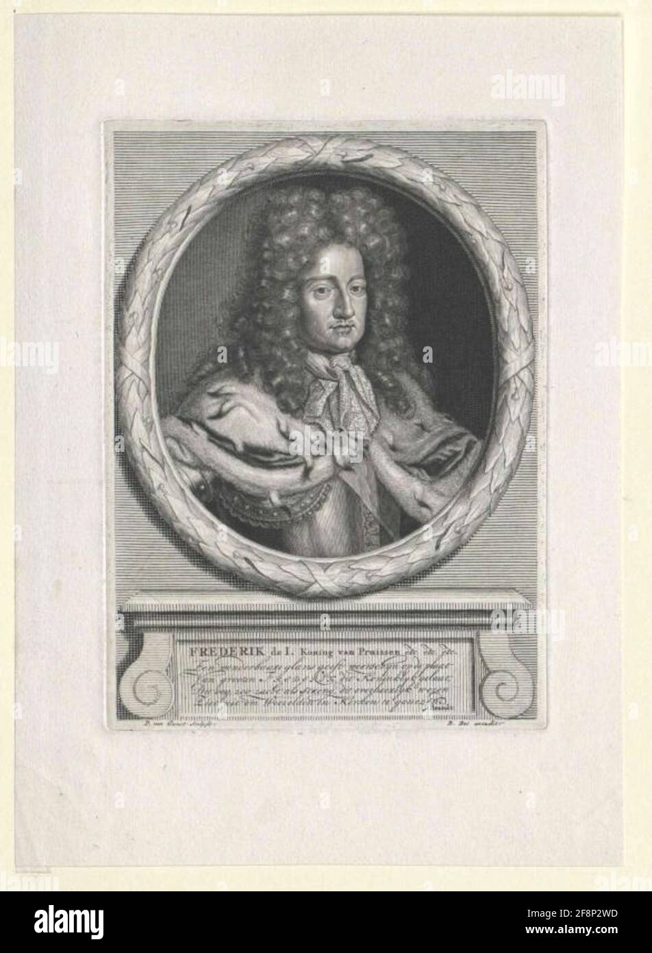 Friedrich I, roi de Prusse. Banque D'Images