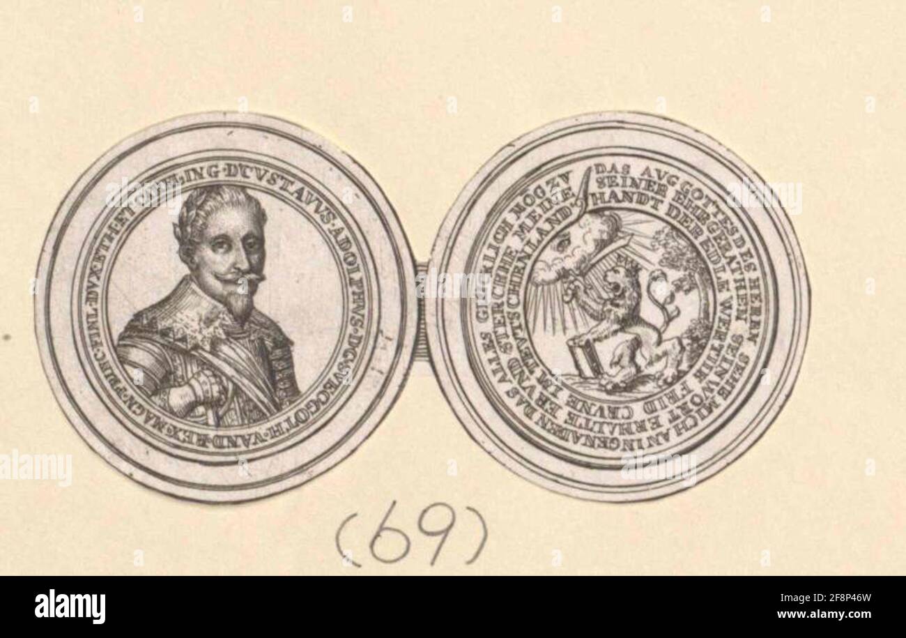 Gustav II Adolf, roi de Suède. Banque D'Images