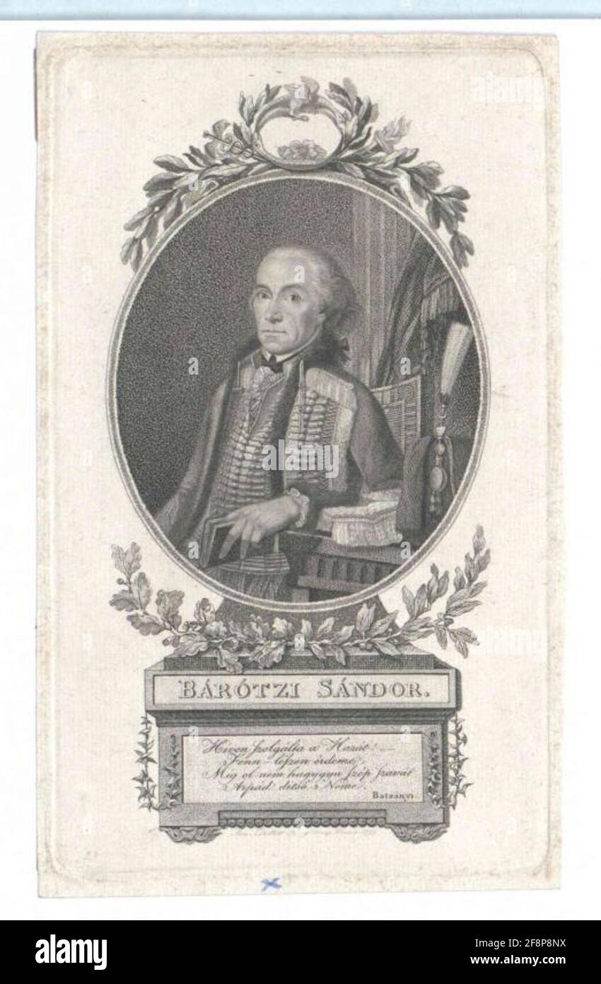 Baróczi, Sándor. Banque D'Images