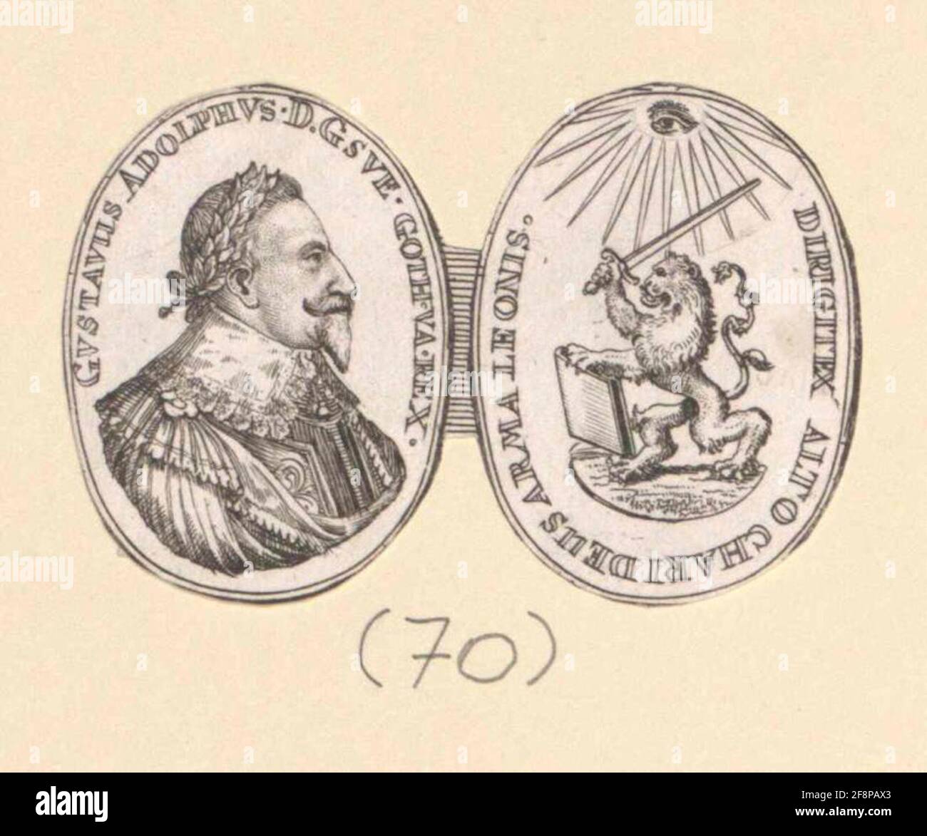 Gustav II Adolf, roi de Suède. Banque D'Images