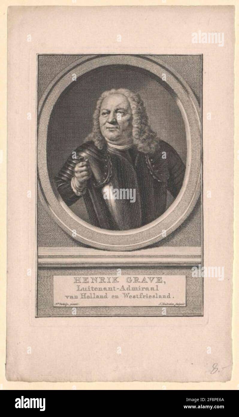 Grave, Hendrik . Banque D'Images