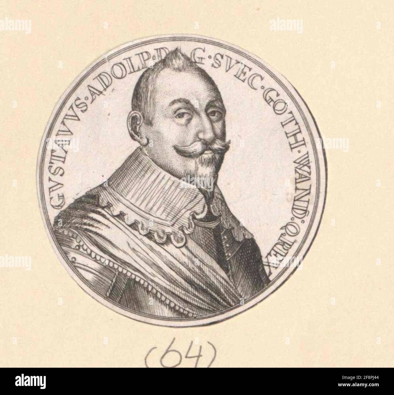 Gustav II Adolf, roi de Suède. Banque D'Images
