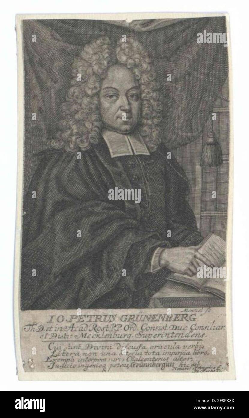 Greenberg, Johann Peter. Banque D'Images