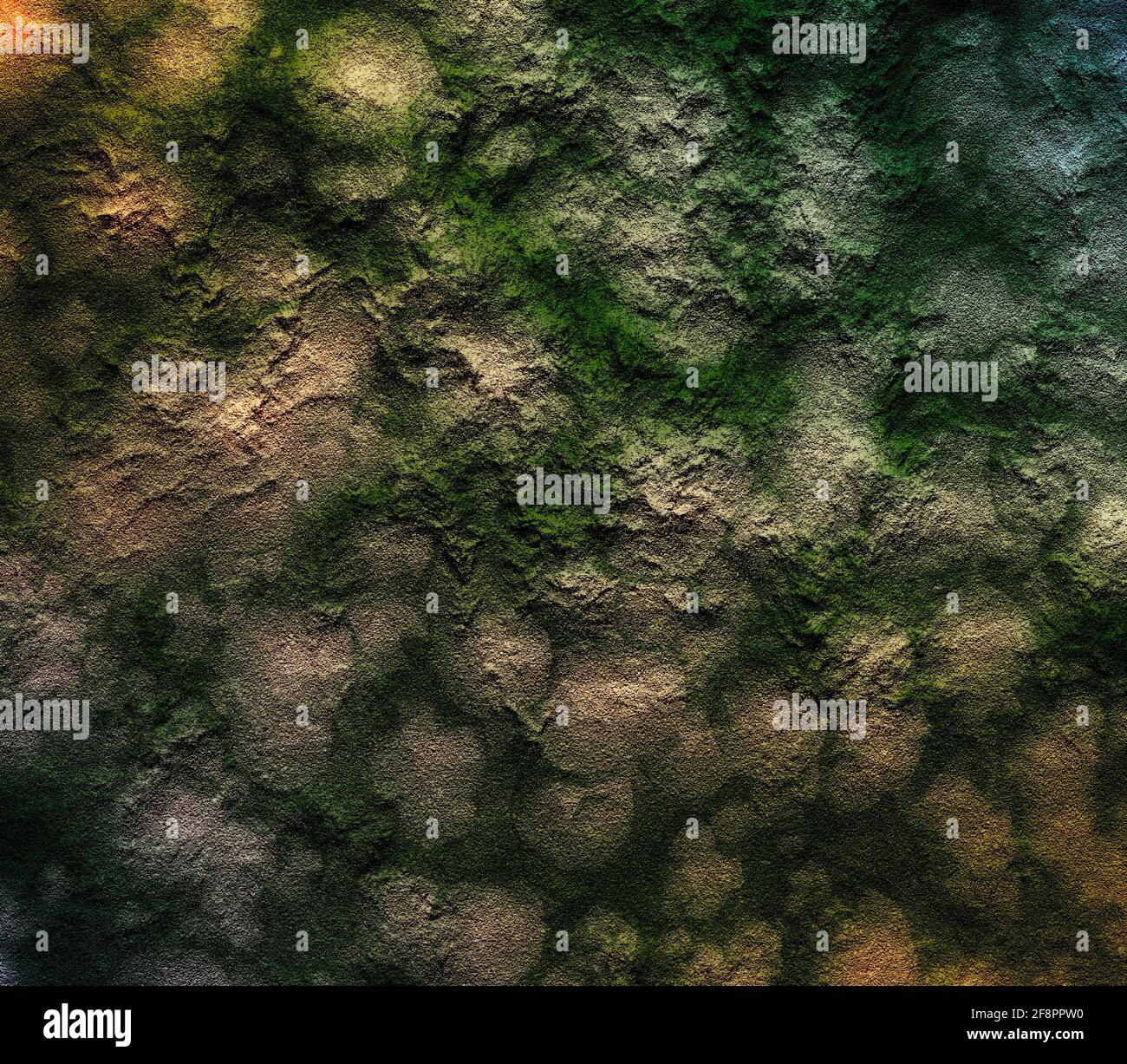 Formes géométriques chaotiques. Contexte abstrait. rendu tridimensionnel Banque D'Images