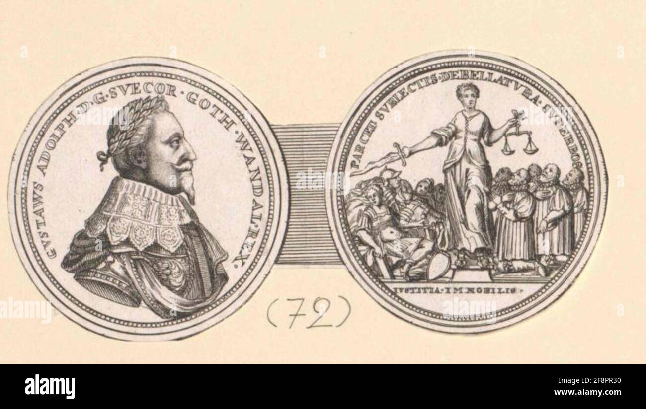Gustav II Adolf, roi de Suède. Banque D'Images