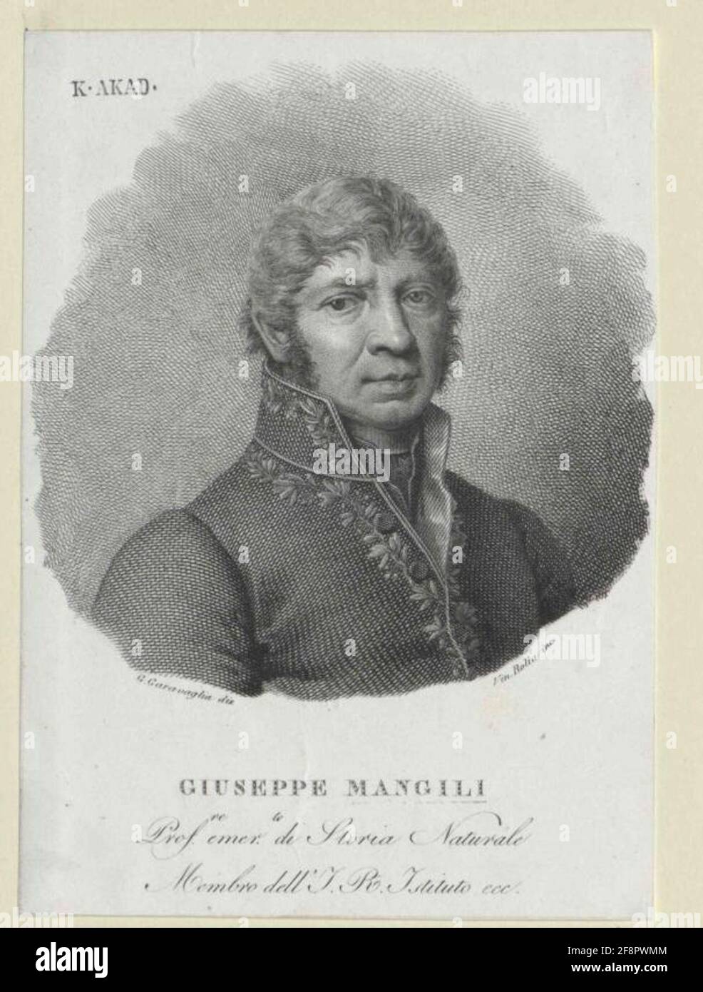 Mangili, Giuseppe. Banque D'Images