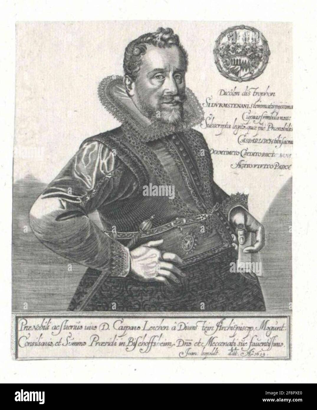 Lerch de Dirmstein, Kaspar. Banque D'Images