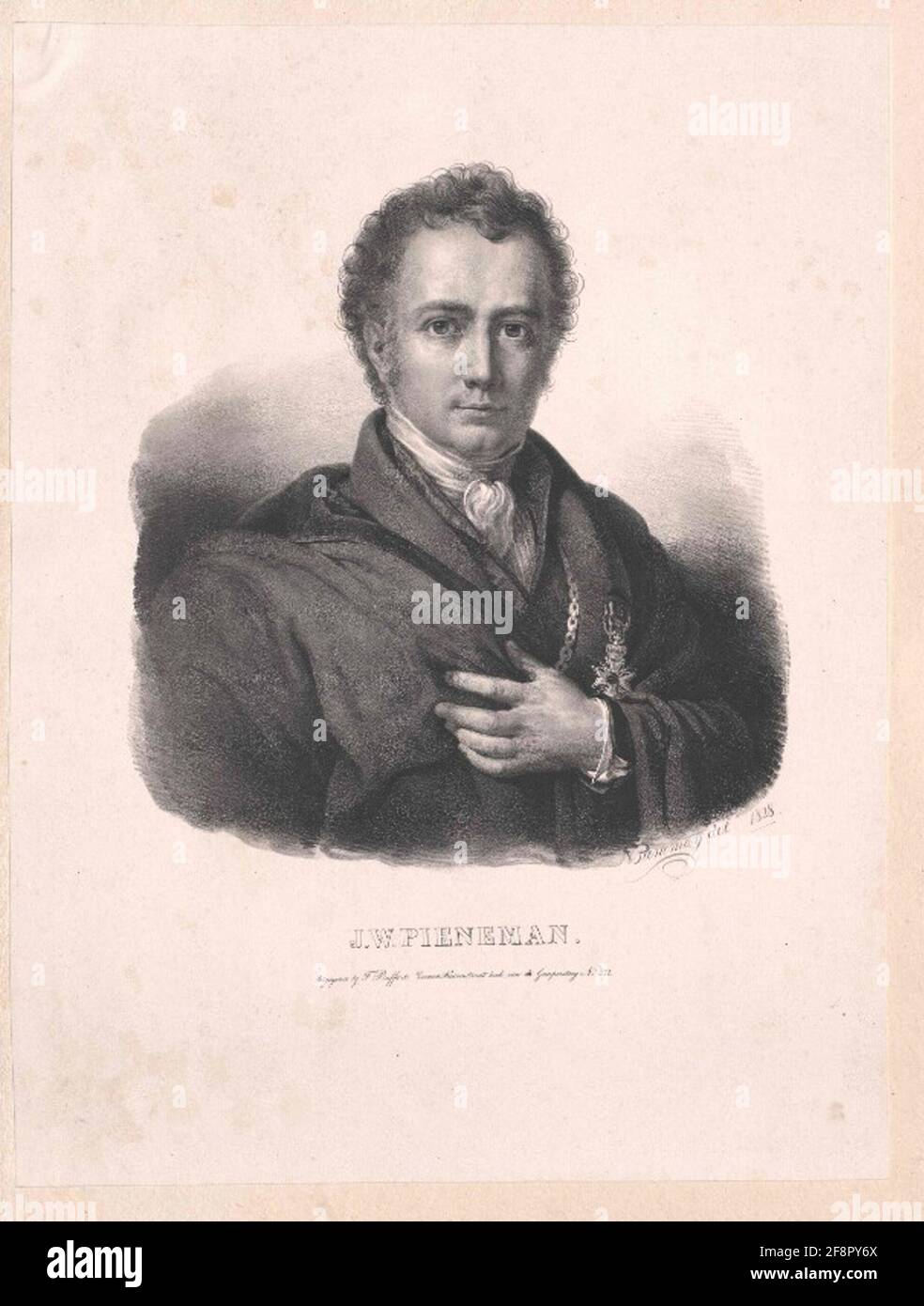 Pieneman, Jan Willem. Banque D'Images