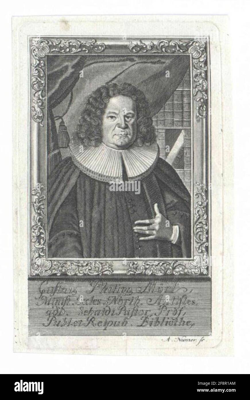 Mörl, Gustav Philipp Stecher: Nunzer, AndreasDation: 1725/1740 Banque D'Images
