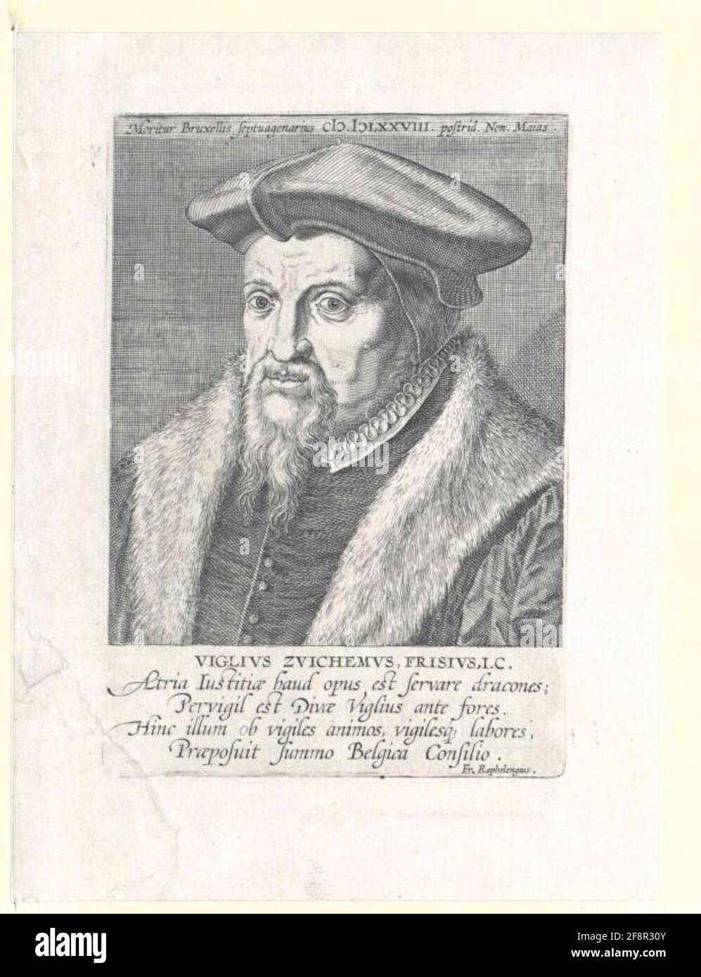 Suchem, Viglius de. Banque D'Images