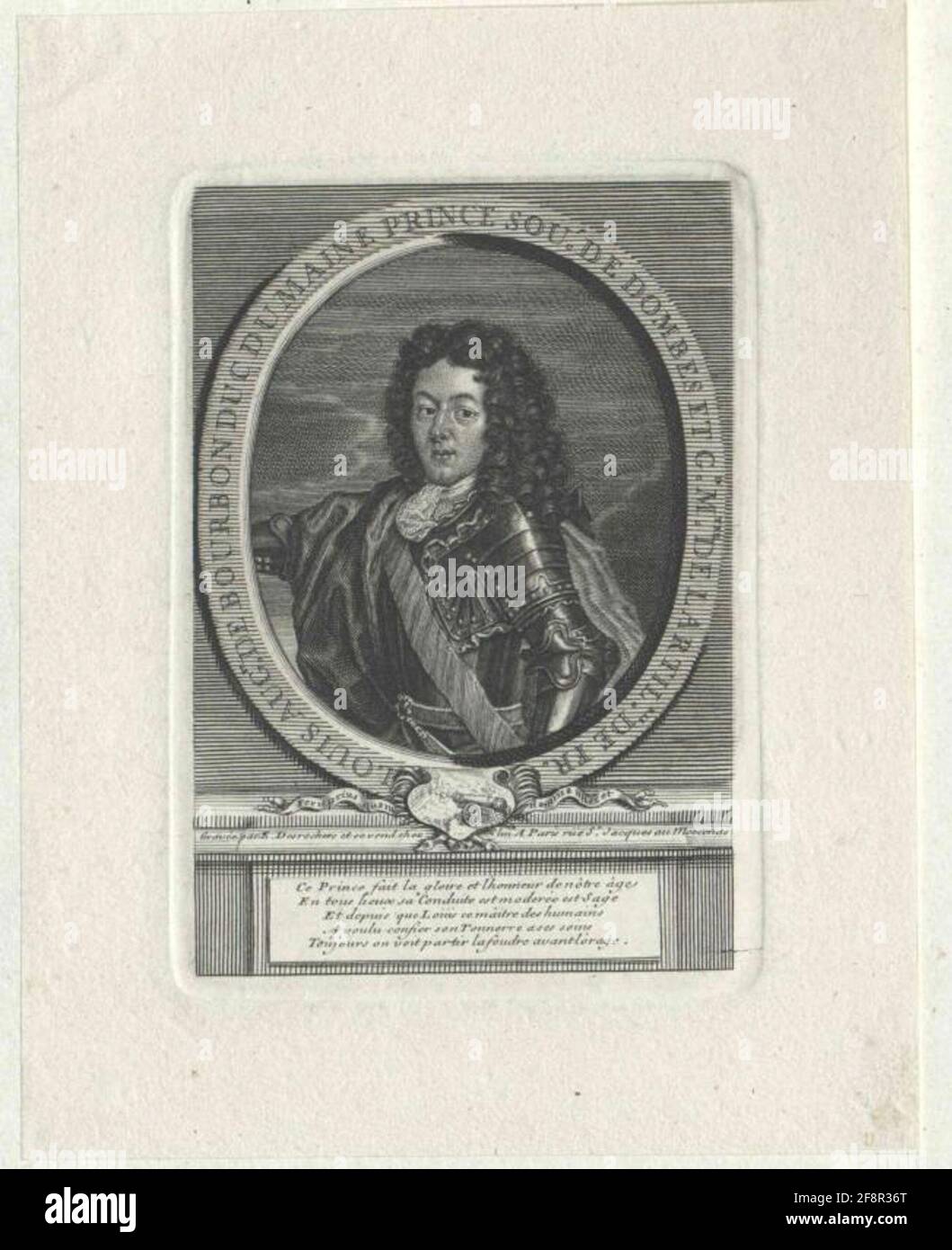 Bourbon, duc du Maine, Louis I. Auguste de. Banque D'Images